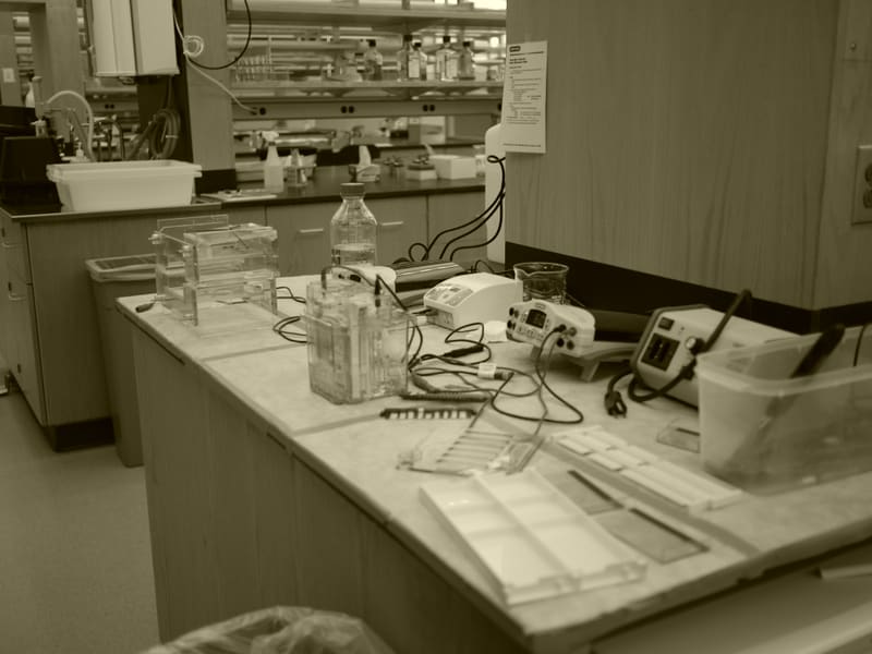 Inside the New Lab photograph by Stirling Churchman