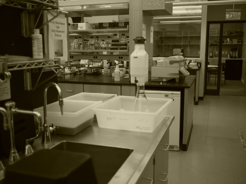 Inside the New Lab photograph by Stirling Churchman