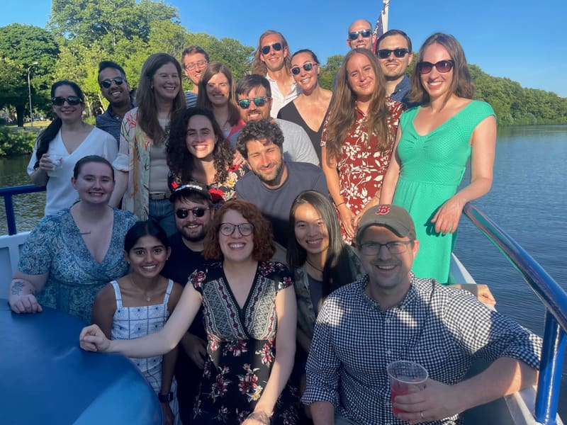 Lab Cruise on the Charles photograph by Stirling Churchman