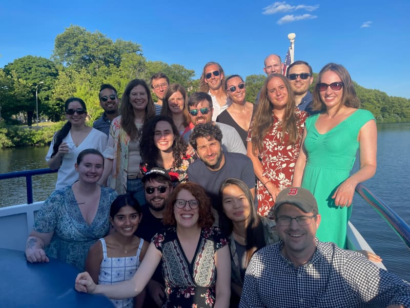 Lab Cruise on the Charles photograph by Stirling Churchman