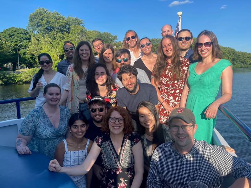 Lab Cruise on the Charles photograph by Stirling Churchman