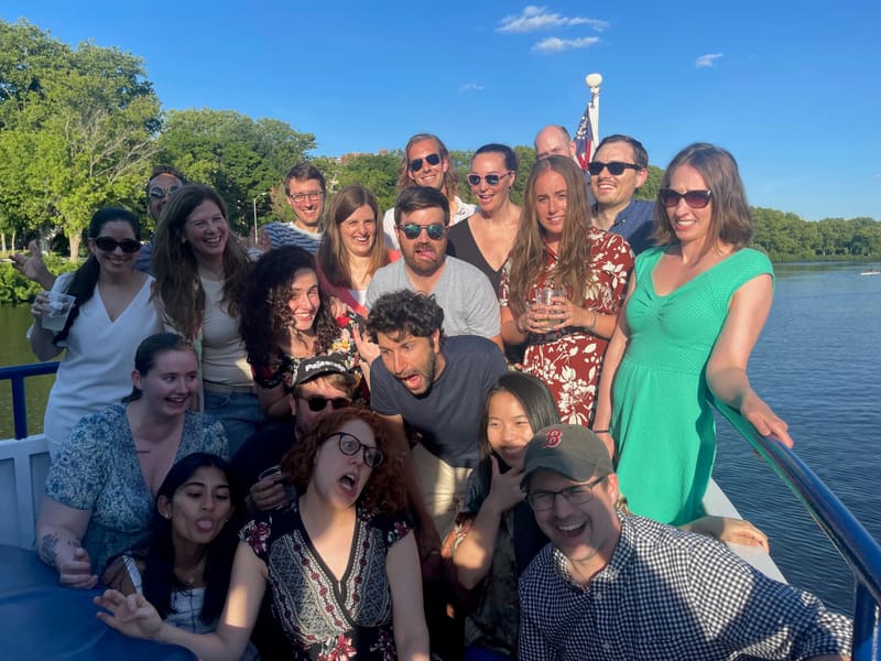 Lab Cruise on the Charles photograph by Stirling Churchman