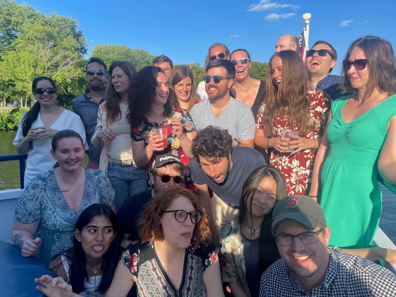 Lab Cruise on the Charles photograph by Stirling Churchman