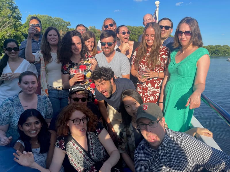 Lab Cruise on the Charles photograph by Stirling Churchman