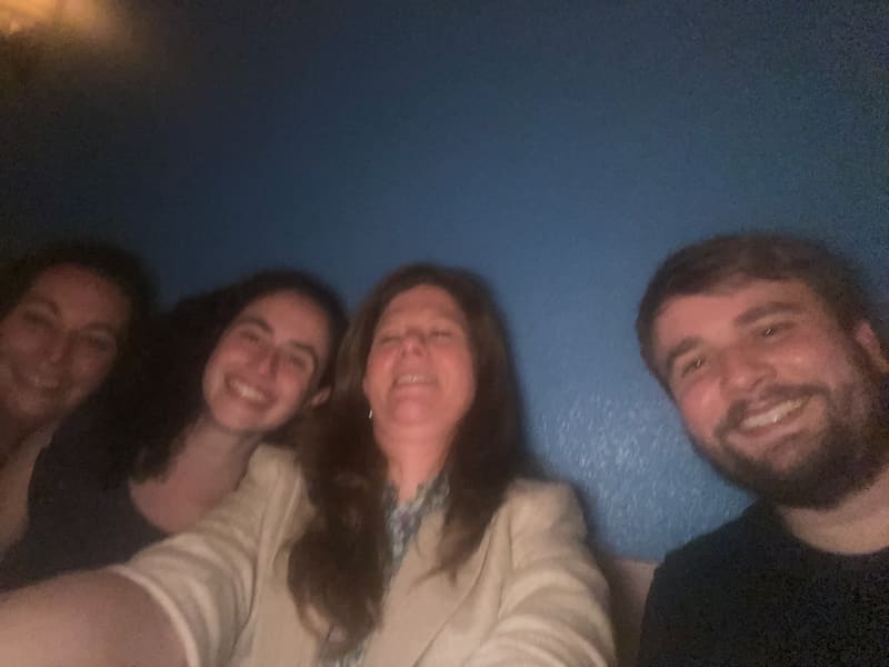 A late-night group selfie at the Gene Expression Keystone meeting