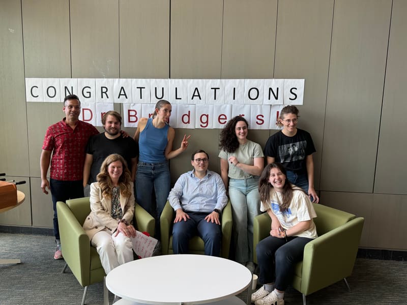 The final Churchman Lab portrait from Jake’s thesis defense